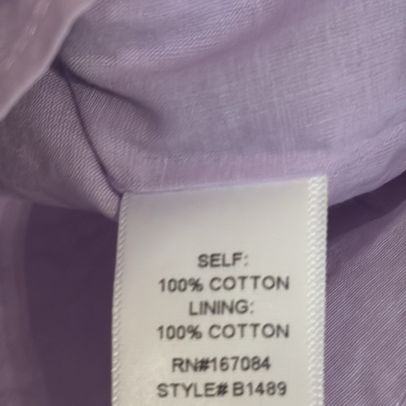 Lavender Eyelet Valerie Top - Picture 3 of 7